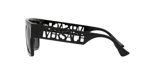 Black Versace sunglasses with logo on the arm