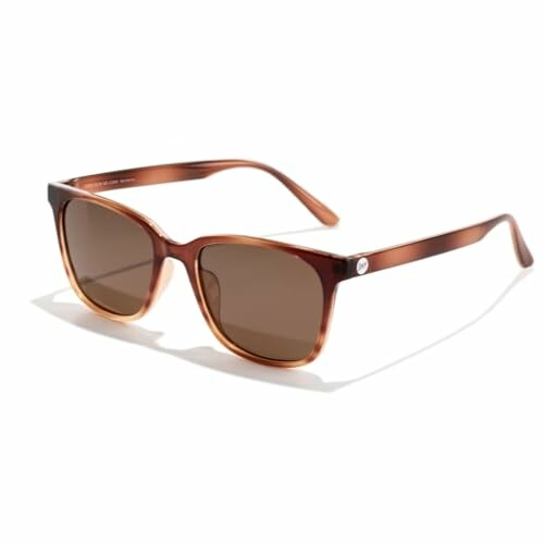 Brown sunglasses with square frames