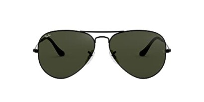 Classic aviator sunglasses with dark lenses, epitomizing elegance and style