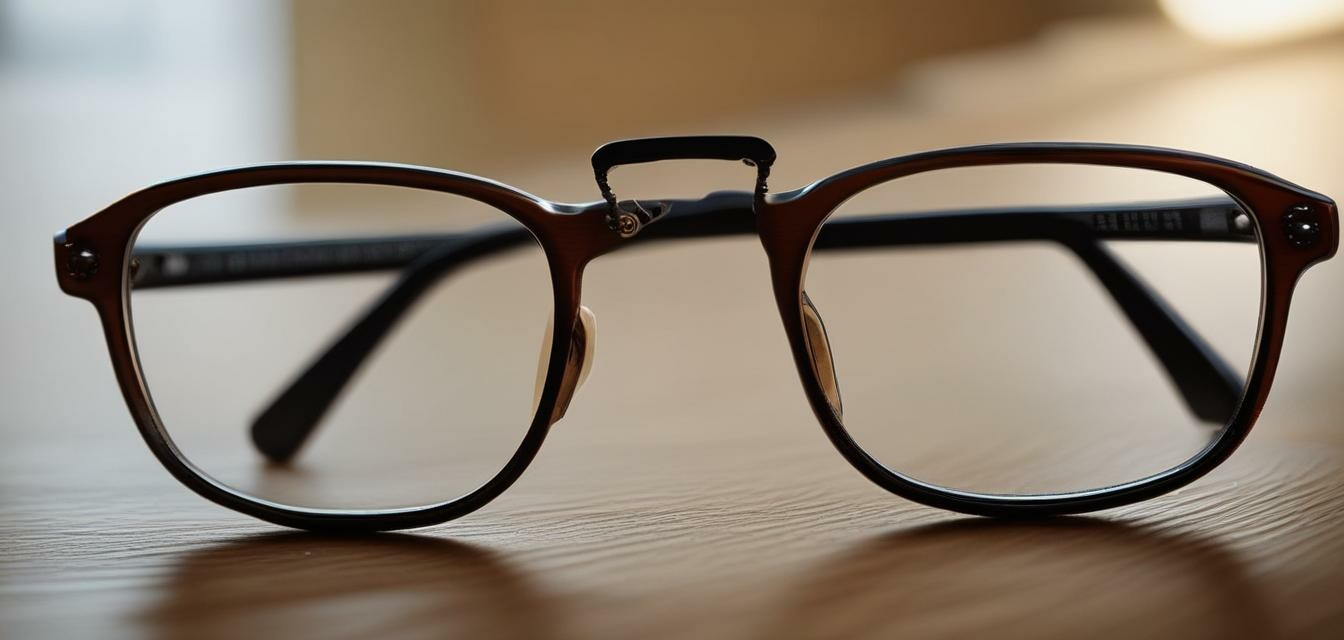 Close-up of luxury designer glasses frames