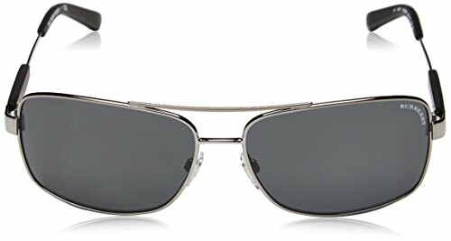 Metal frame sunglasses with dark lenses