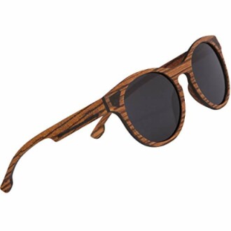 Woodies One-Bridge Classic Round Sunglasses